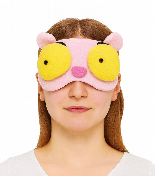 Eye Sleeping Mask & Cooling Gel 3D - Pink Cat