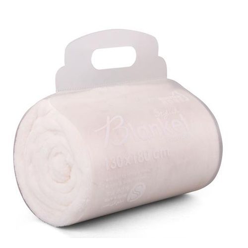 Mintra TWZ -Warm Microfiber Blanket - 1 Pc - White Cream