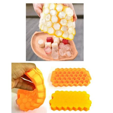 Wonderful Attractive High Quality Beehive Silicone Ice Mold - (4 Pcs)