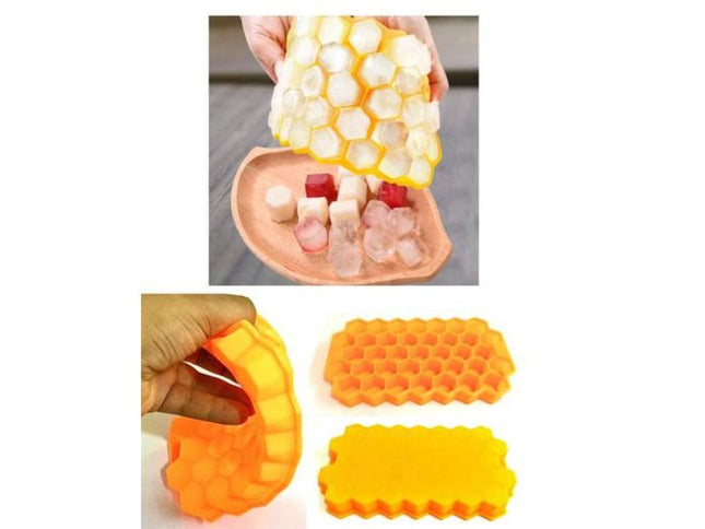 Wonderful Attractive High Quality Beehive Silicone Ice Mold - (4 Pcs)