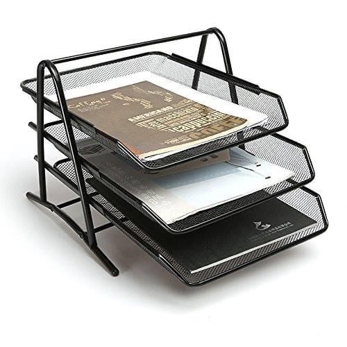 Heavy Duty Turkish Document Basket Tray - 3 Tiers - Rustless