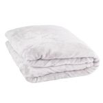Mintra TWZ -Warm Microfiber Blanket - 1 Pc - White Cream