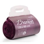 Mintra TWZ -Warm Microfiber Blanket - 1 Pc - Ppurple 130x180 Cm