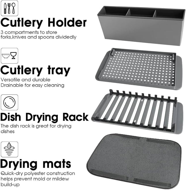Multifunction Microfiber Dish Mat