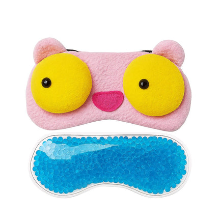 Eye Sleeping Mask & Cooling Gel 3D - Pink Cat